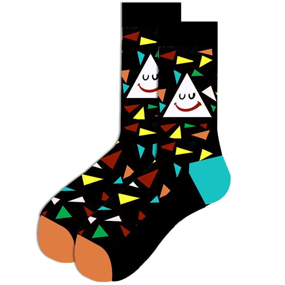 Men's Socks Santa Claus Moose Men's Mid-tube Socks Tide Cotton Socks - Bellarte Enchanté Men's Socks Santa Claus Moose Men's Mid-tube Socks Tide Cotton Socks